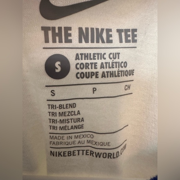 Florida Gators Veer Pattern Tri-Blend 3/4-Sleeve Raglan T-Shirt - Cream/Royal - Picture 6 of 7